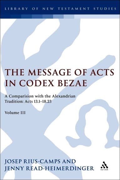 Message of Acts in Codex Bezae
