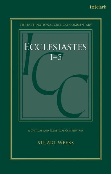Ecclesiastes 1-5