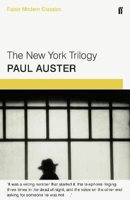Omslag till boken New York Trilogy av Paul Auster