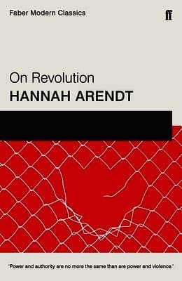 Omslag till boken On Revolution av Hannah Arendt