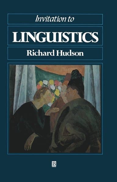 Richard A Hudson best book