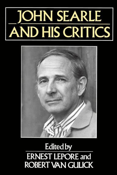John Searle and his Critics