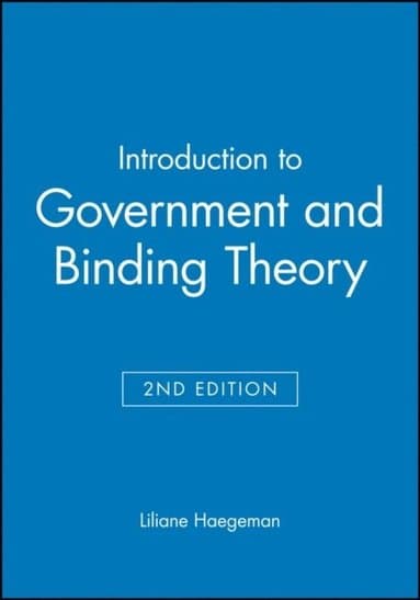 Introduction to Government and Binding Theory