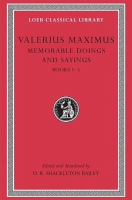 Memorable Doings and Sayings, Volume I