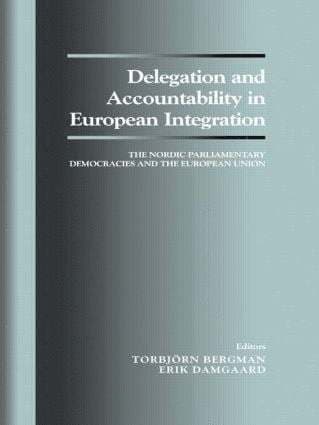Delegation and Accountability in European Integration