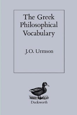 Greek Philosophical Vocabulary