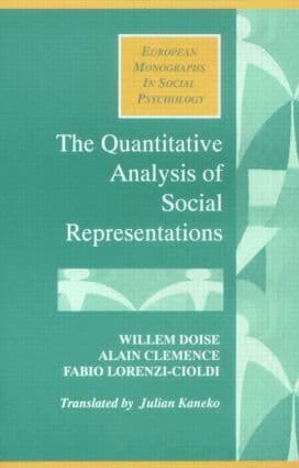 Quantitative Analysis of Social Representations
