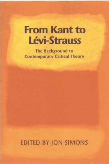 From Kant to Lévi-Strauss