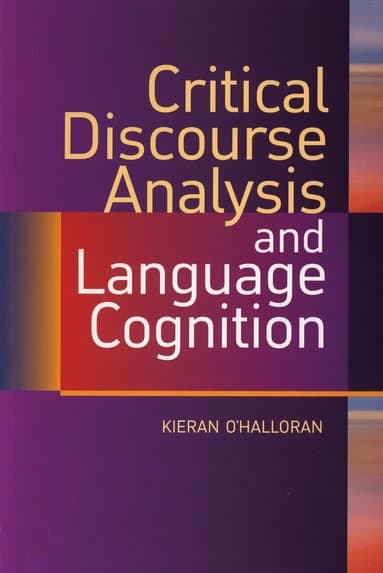 Critical Discourse Analysis and Language Cognition