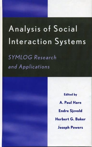 Analysis of Social Interaction Systems