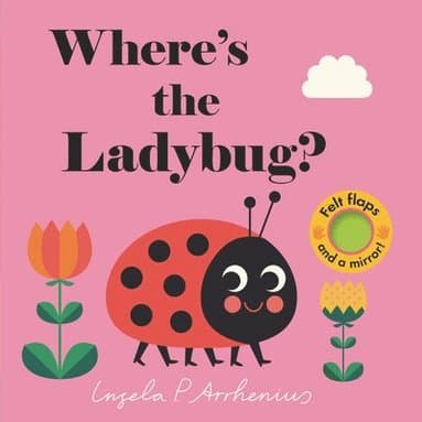 Where's the Ladybug?: (An Interactive, Sensory Lift-The-Flap Book with Felt Flaps and a Mirror for Babies & Toddlers. Friendly Bugs & Insec...