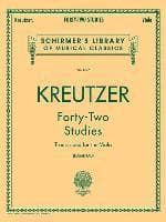 Rodolphe Kreutzer 42 Studies: Transcribed for Viola Schirmer S Library of Musical Classics Vol. 1737 Viola Sheet Music Classical Viola Method Book for