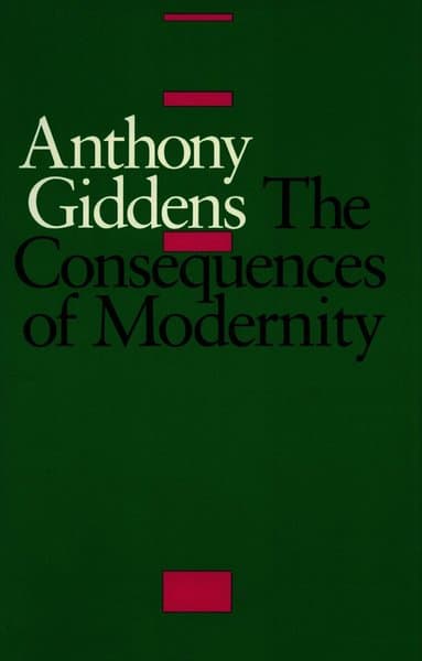 Consequences of Modernity