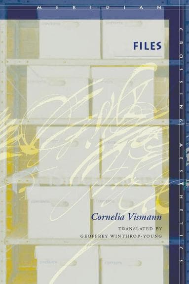 Cornelia Vismann best book