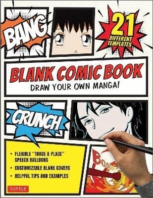 Omslag till boken Blank Comic Book av . Tuttle Studio