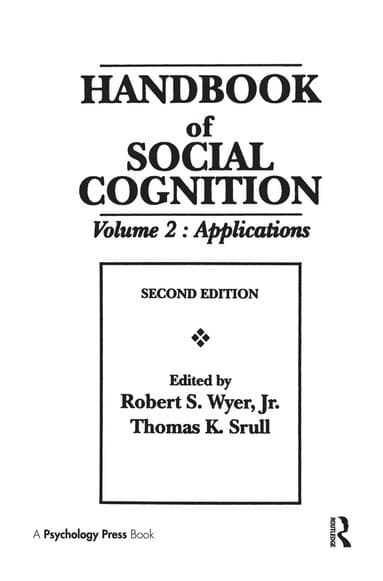 Handbook of Social Cognition