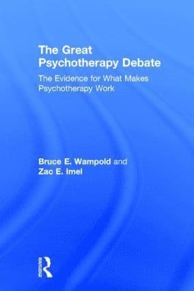 Great Psychotherapy Debate