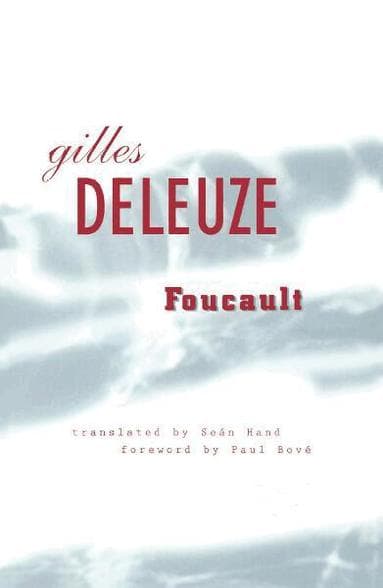 Omslag till boken Foucault av Gilles Deleuze