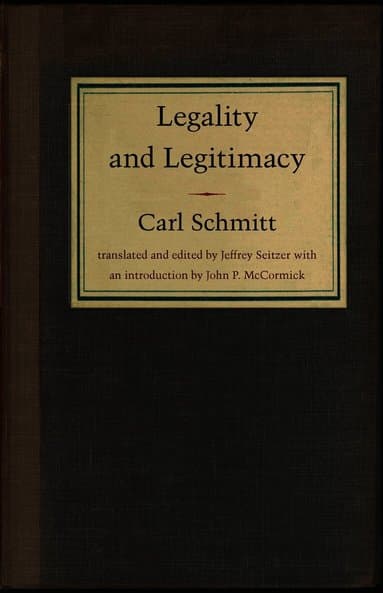 Legality and Legitimacy