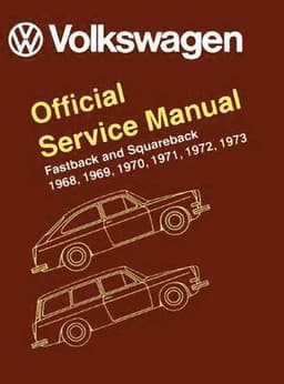 Volkswagen Fastback and Squareback (type 3) Official Service Manual 1968-1973