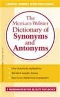 Omslag till boken Merriam-Webster Dictionary of Synonyms and Antonyms av Merriam-Webster