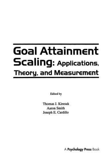 Goal Attainment Scaling