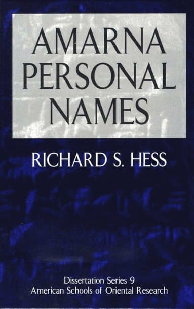 Amarna Personal Names