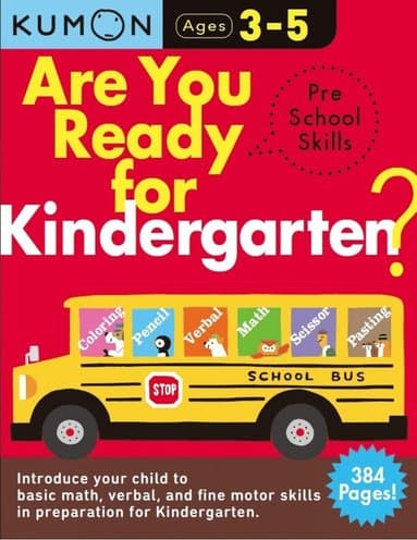 Kumon Are You Ready for Kindergarten Preschool Skills