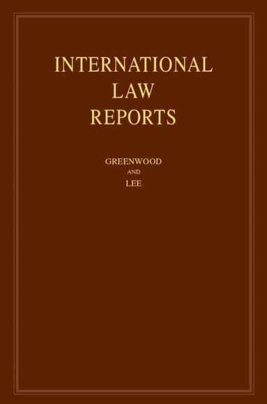 International Law Reports: Volume 202