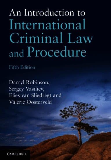 An Introduction to International Criminal Law and Procedure