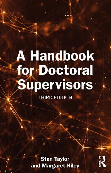 Handbook for Doctoral Supervisors