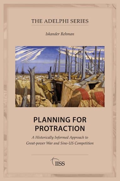 Omslag till boken Planning for Protraction av Iskander Rehman