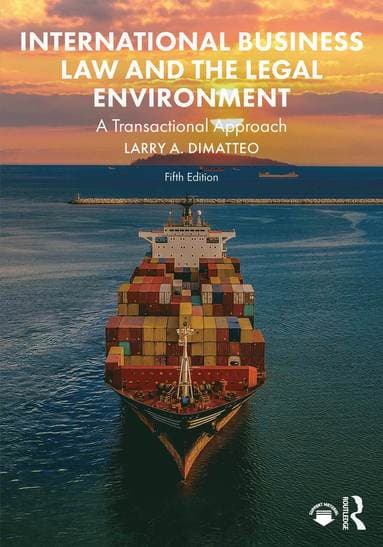 International Business Law and the Legal Environment