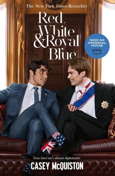 Omslag till boken Red, White & Royal Blue av Casey McQuiston