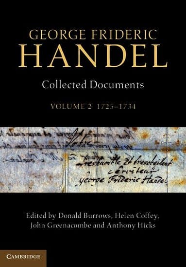 George Frideric Handel: Volume 2, 1725-1734