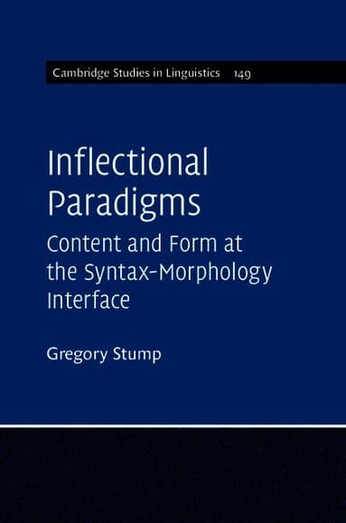 Gregory Stump best book