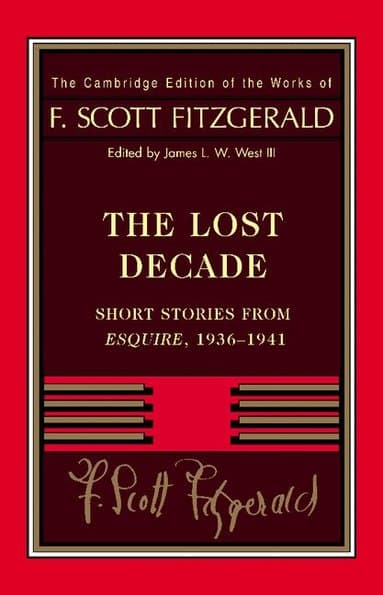 Fitzgerald: The Lost Decade