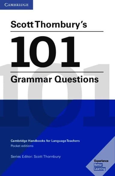 Scott Thornbury's 101 Grammar Questions Pocket Editions