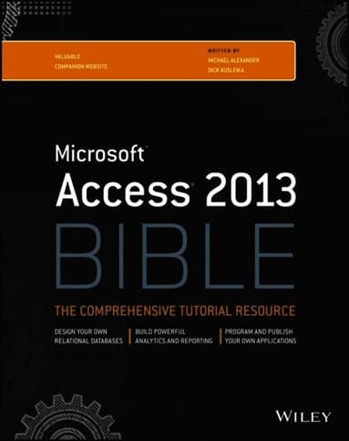 Access 2013 Bible