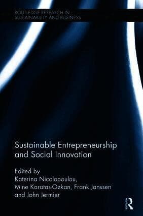 Sustainable Entrepreneurship and Social Innovation