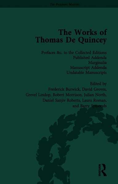 Works of Thomas De Quincey, Part III vol 20