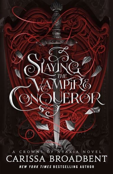 Omslag till boken Slaying the Vampire Conqueror av Carissa Broadbent