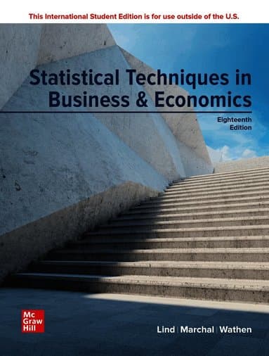 ISE Statistical Techniques in Business and Economics
