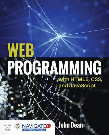 Web Programming with HTML5, CSS, and JavaScript