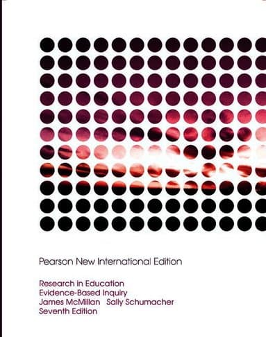 Research in Education: Evidence-Based Inquiry