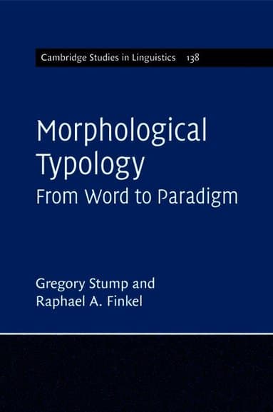 Morphological Typology