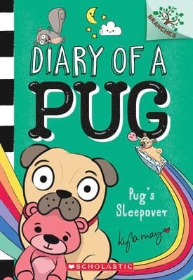 Pug's Sleepover: A Branches Book (Diary of a Pug #6)