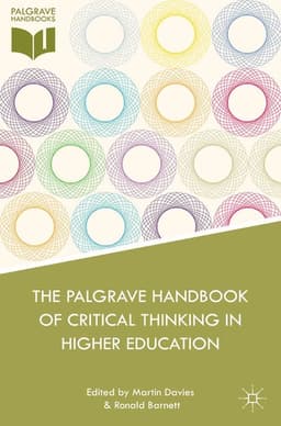 Palgrave Handbook of Critical Thinking in Higher Education