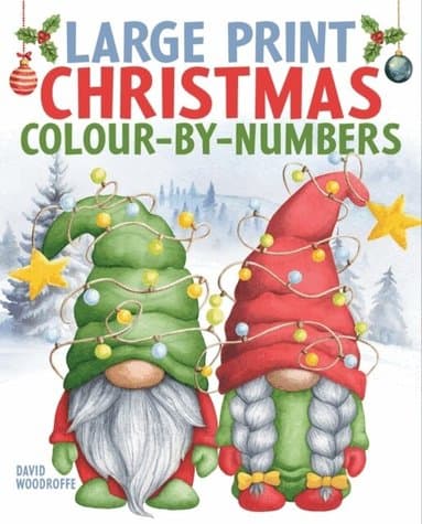 Large Print Christmas Colour-by-Numbers