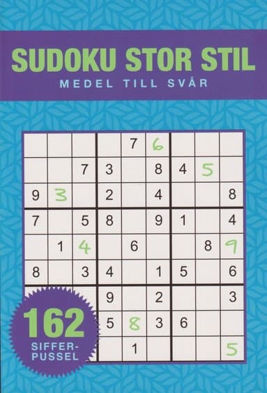 Sudoku Stor stil : Medel till svår